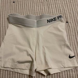 Nike Pros Size Small White